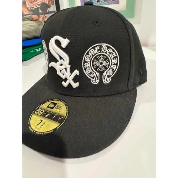 NEW ERA chicago white sox custom fitted 7 3/8 used - Picture 3 of 9